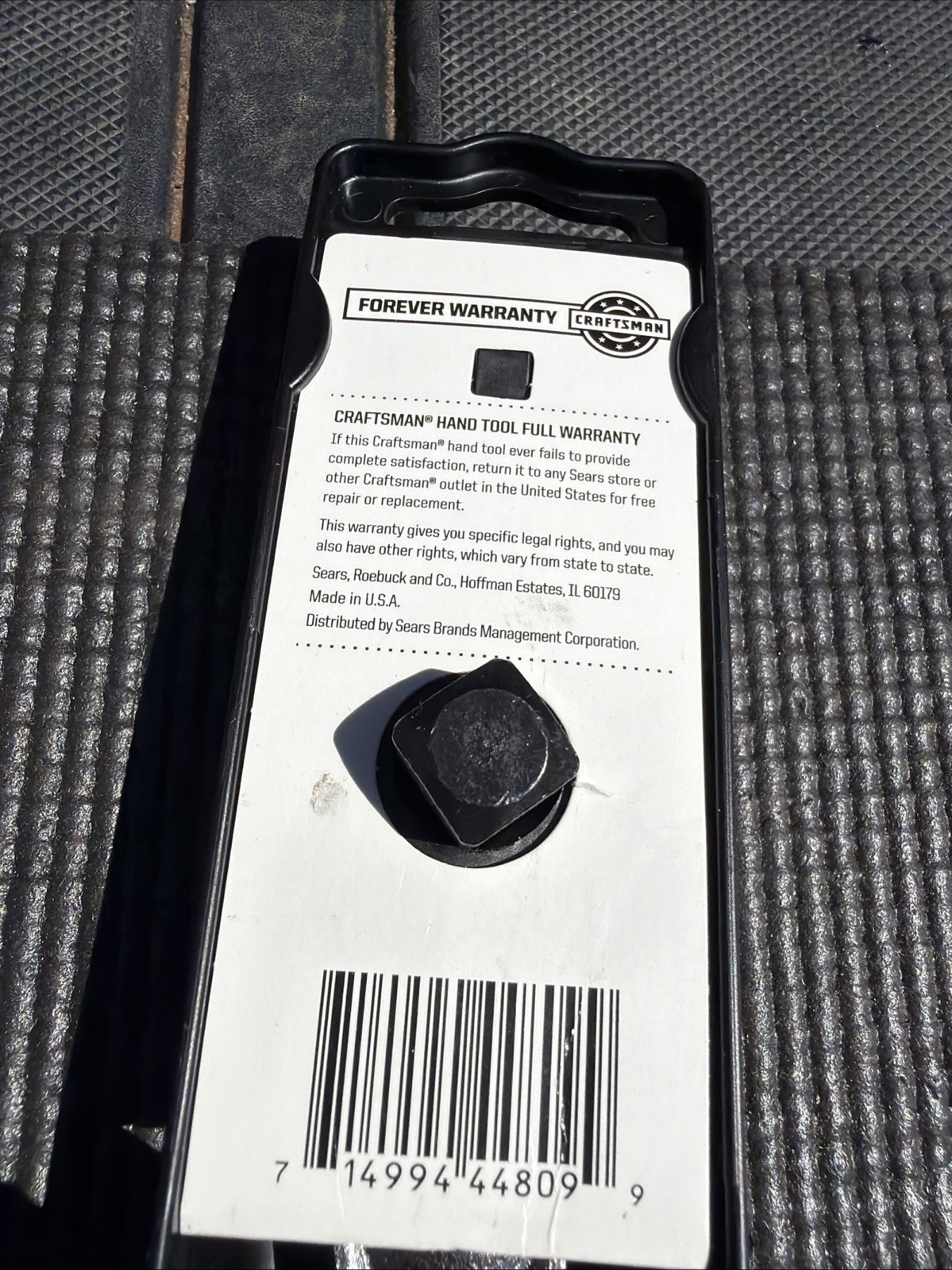 Sexy Sears Craftsman USA Nos 1/2” Drive Ratchet 44809 On Hang Tag K6Z