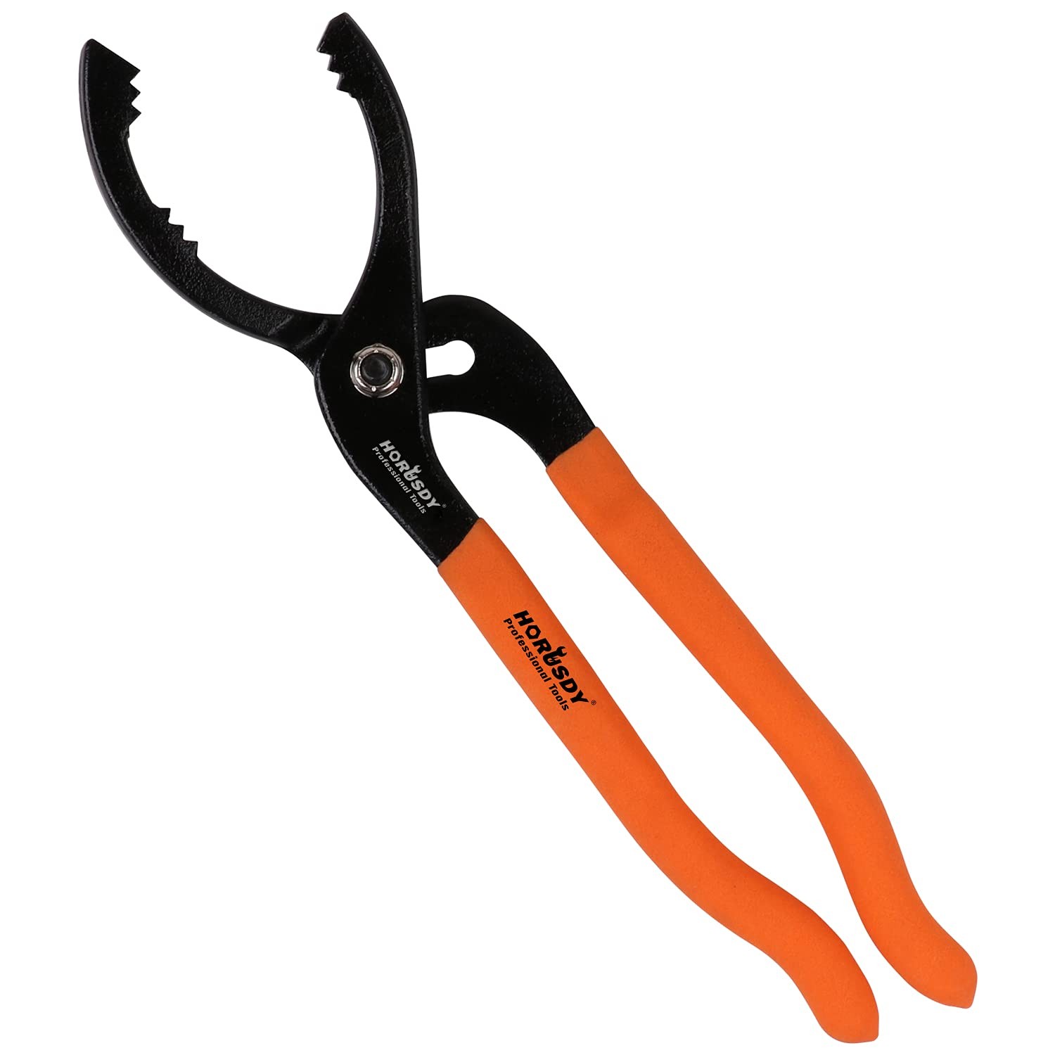 12 inch Adjustable Oil Filter Pliers Orange Handle Wrench Removal Tool Set