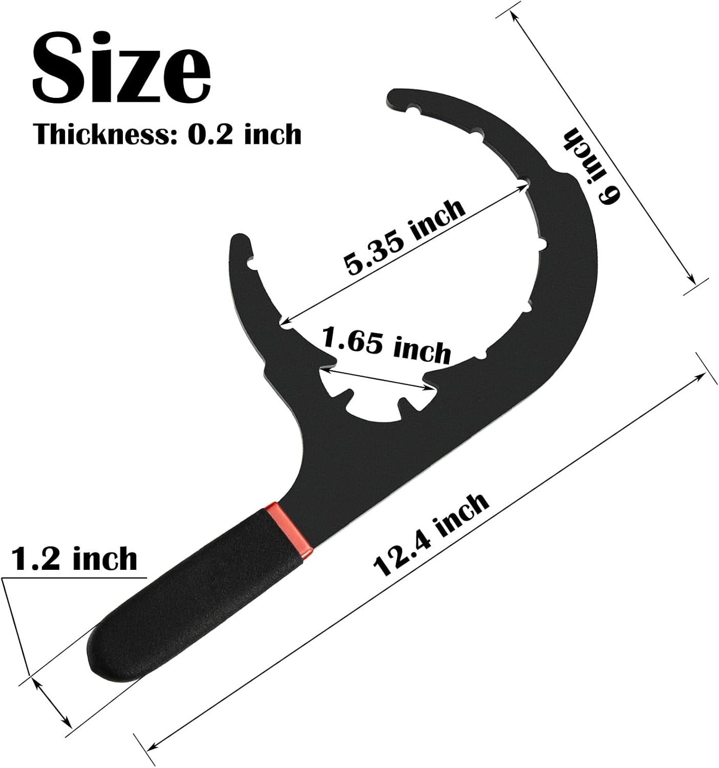 Heavy-Duty Fuel Filter Wrench with Non-Slip Grip – Fits Various Diesel Engines
