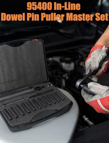 18pcs Dowel Pin Puller Set – SAE & Metric Collets, Efficient Tool for Easy Remov