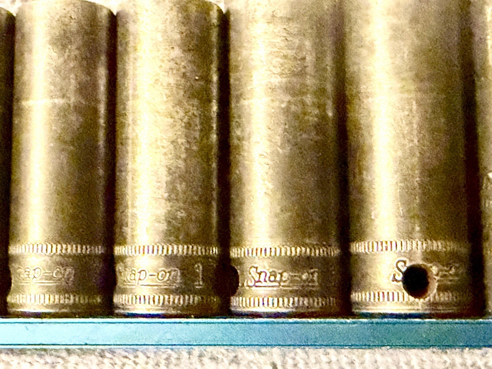 Snap-on 210SIMFYA 3/8″ Dr Metric Deep Impact Socket Set 10mm-19mm 6pt Profession