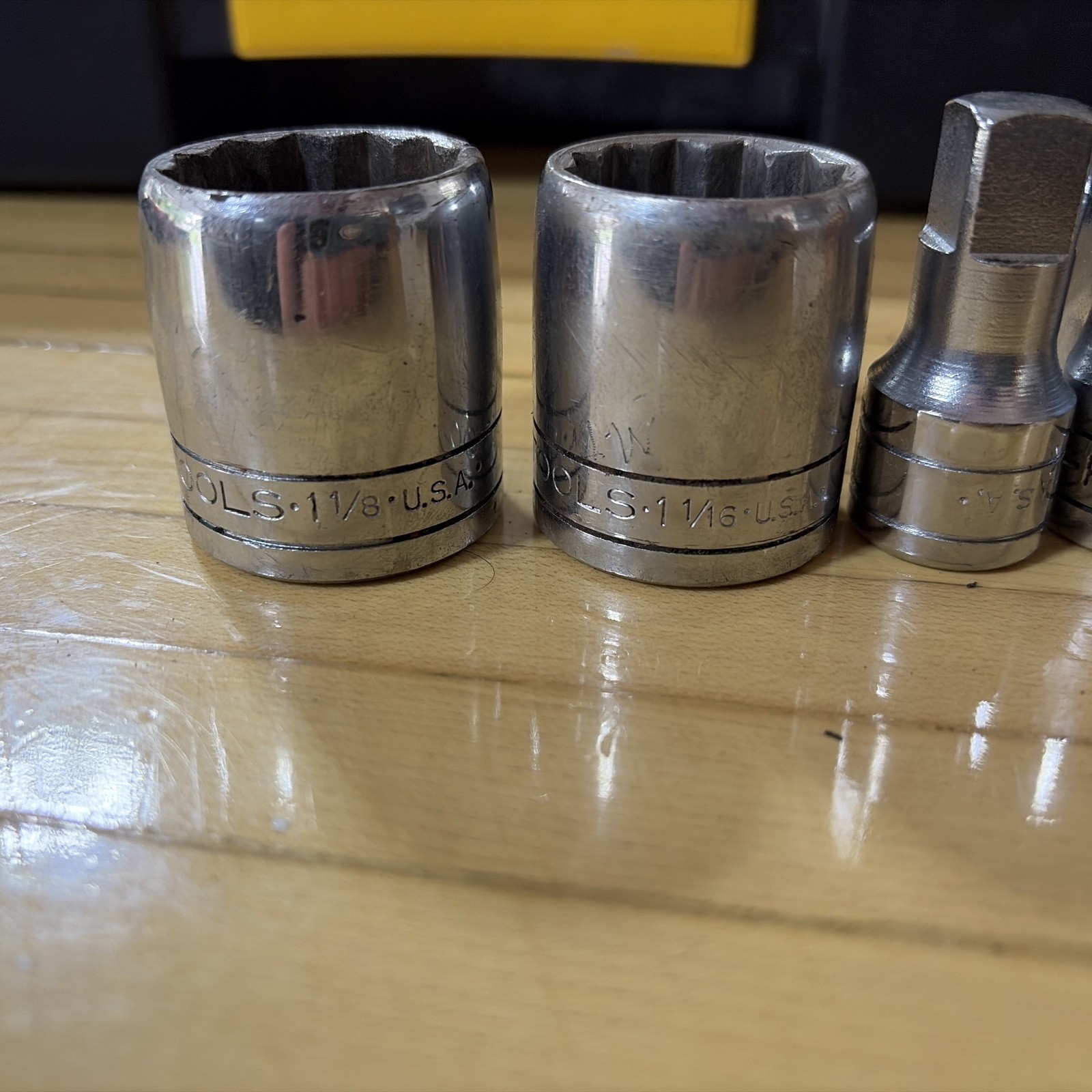 S-K Wayne 1/2″ Drive 12pt SAE – 11 pc Socket Set. 7/16″ – 1- 1/4″ Made in USA