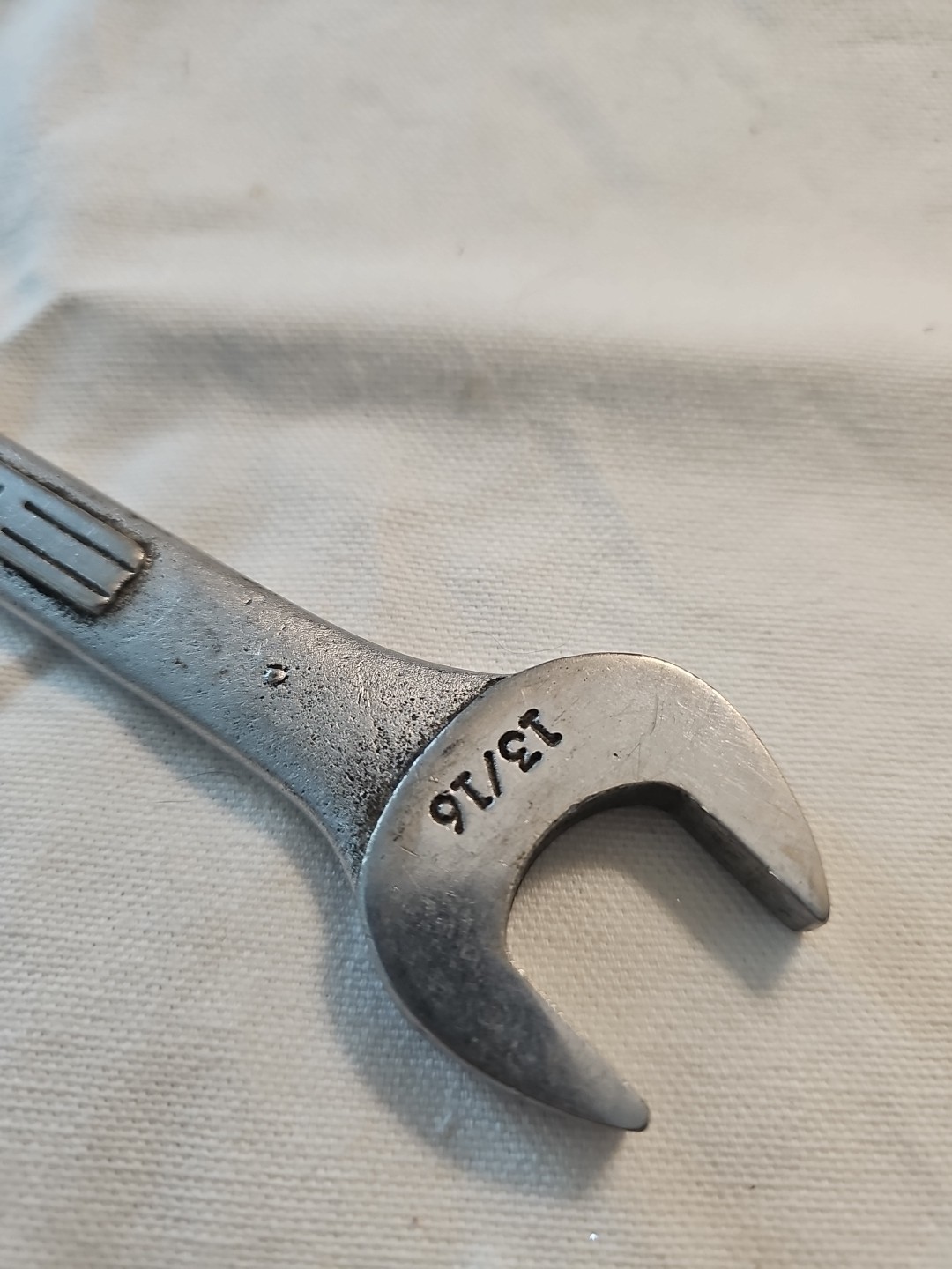 Vintage Craftsman =V= Series 13/16in x 25/32in SAE Double Open End Wrench USA
