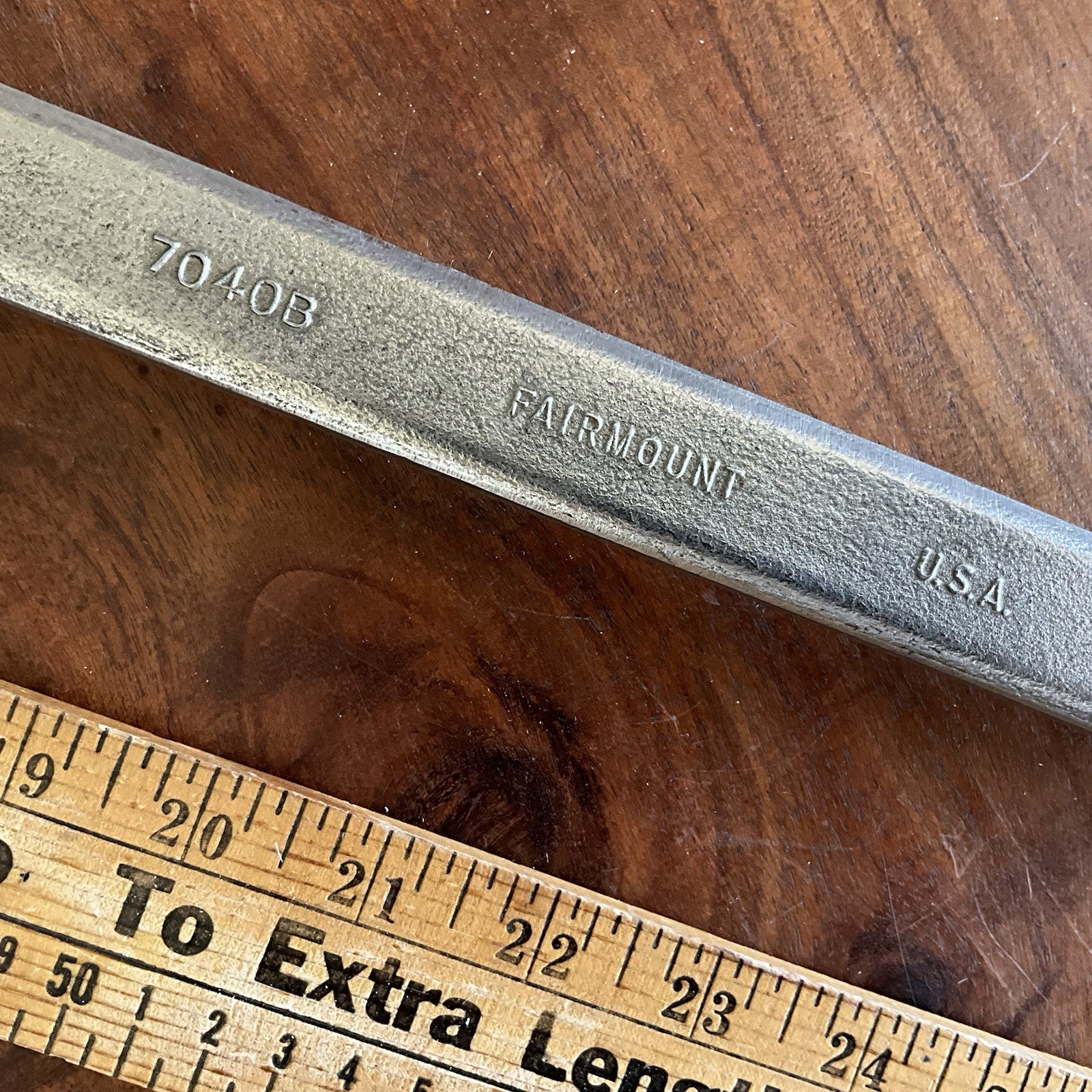 Vintage 7040B Fairmount Tool 12 Point Double Box End Wrench 1-7/16″ x 1-1/2″ USA
