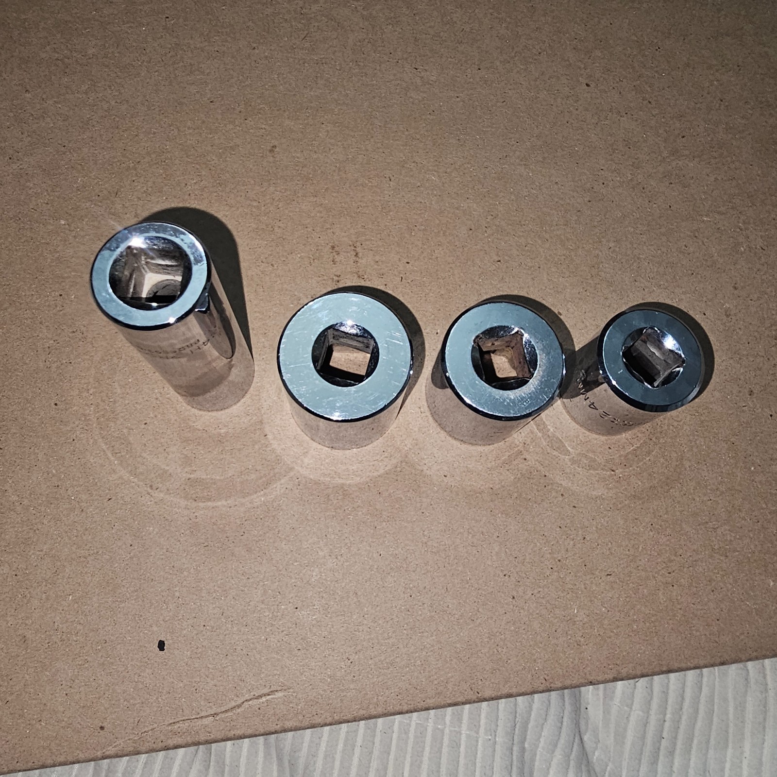 Proto professional 1/2″ Drive 12pt & 6pt Socket Lot Of 4, 24mm,1 1/16″ 1 1/8″3/4