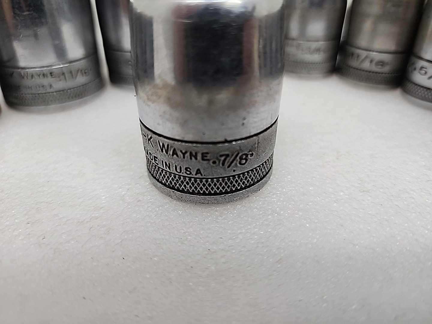 VTG SK Tools SK Wayne 1/2” Drive SAE 12Pc Socket Set 7/16” To 1 1/4” USA