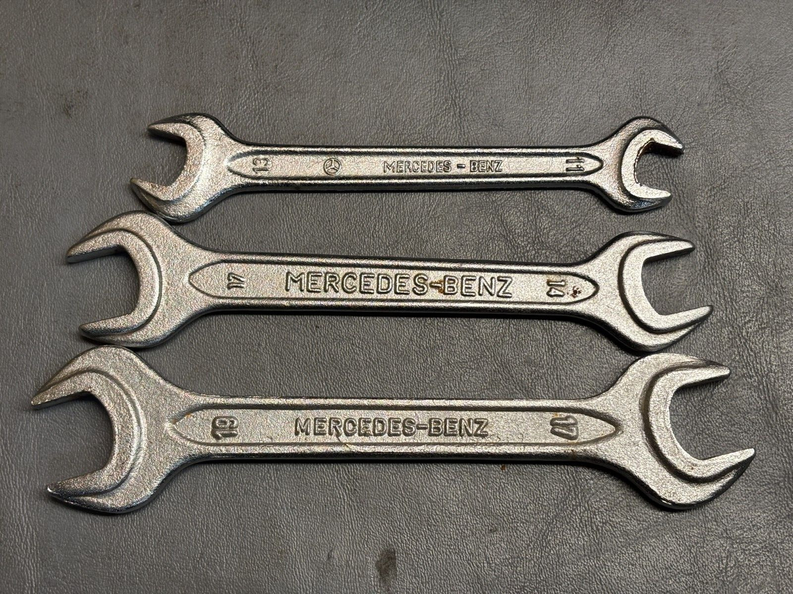 Vintage Mercedes Bens DIN 895 Wrenches – Made in Germany – Matador Unior Heyco
