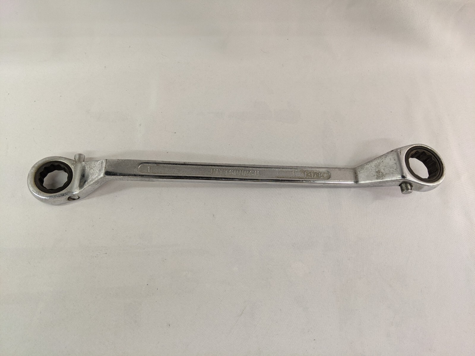Pittsburgh SAE Reversible Offset Ratchet Wrench Set 3/8″ to 1-1/8″ Set of 5 TF