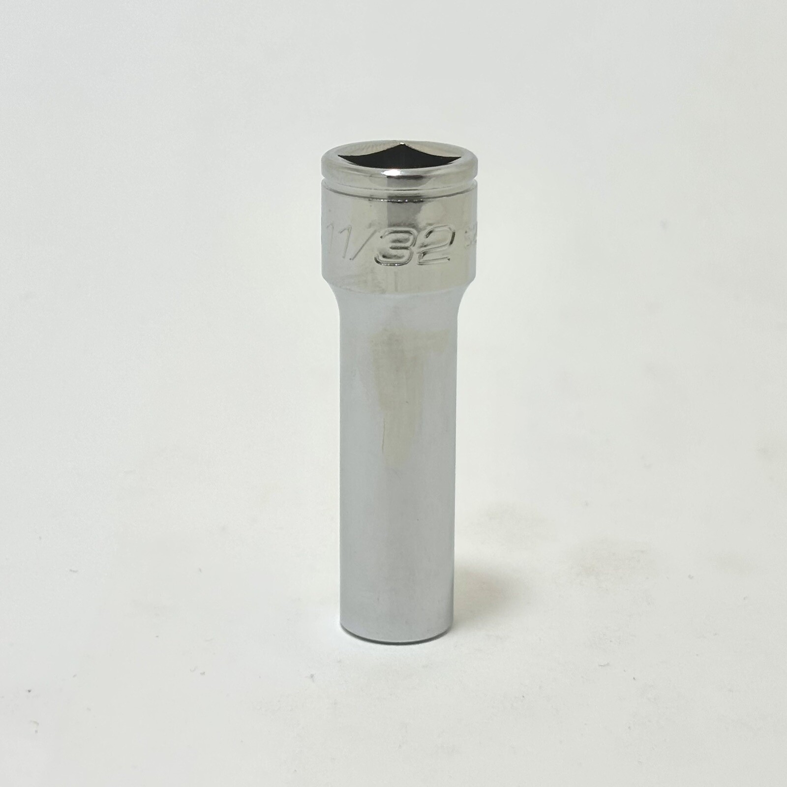 NEW ICON 11/32 INCH DEEP SOCKET 3/8” DRIVE SAE INCH 6 POINT POLISHED S2SD34