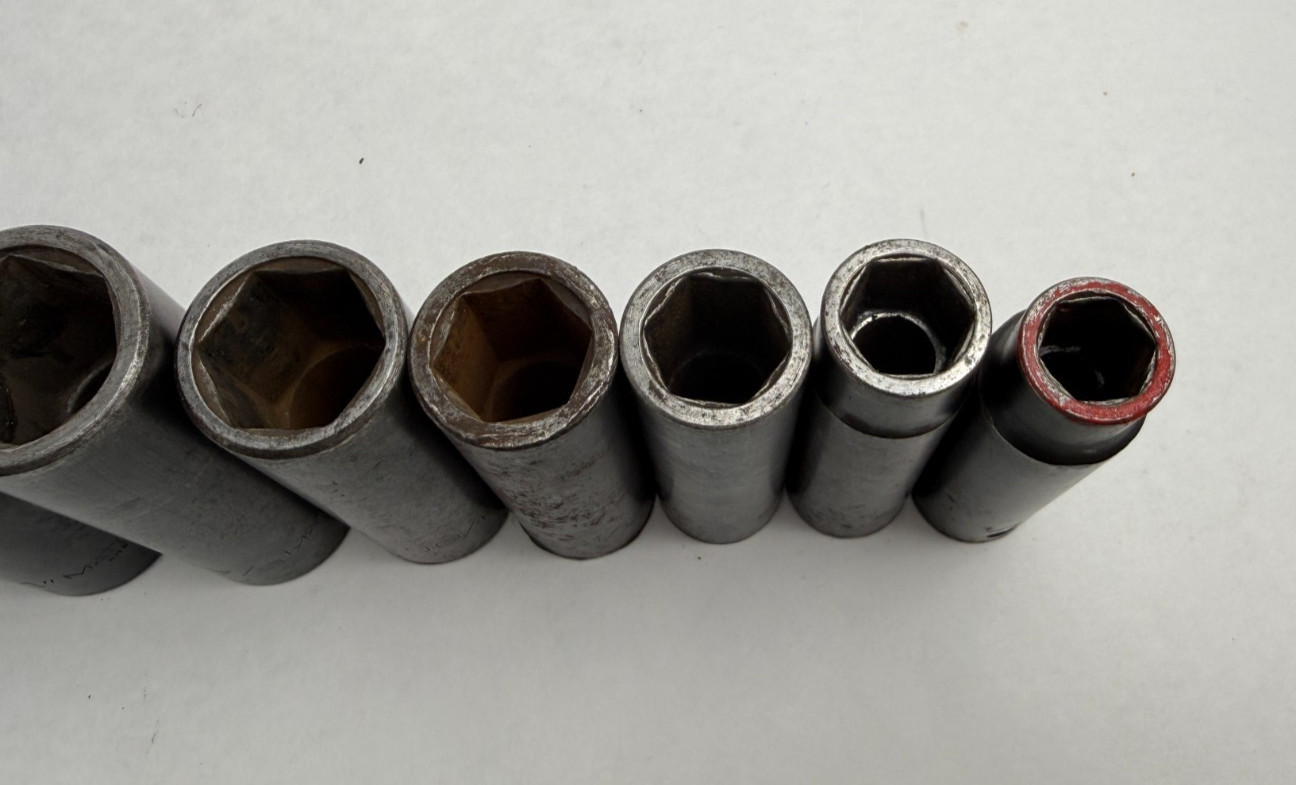 MAC Tools 10pc SAE 1/2” Deep Impact Socket Set 6 Point 1/2″ – 11/4″