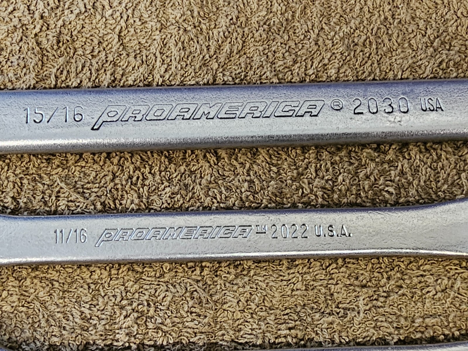 4 ProAmerica Pro America Combination Wrench Set Sae 15/16 5/8 11/16 3/8″ 2030