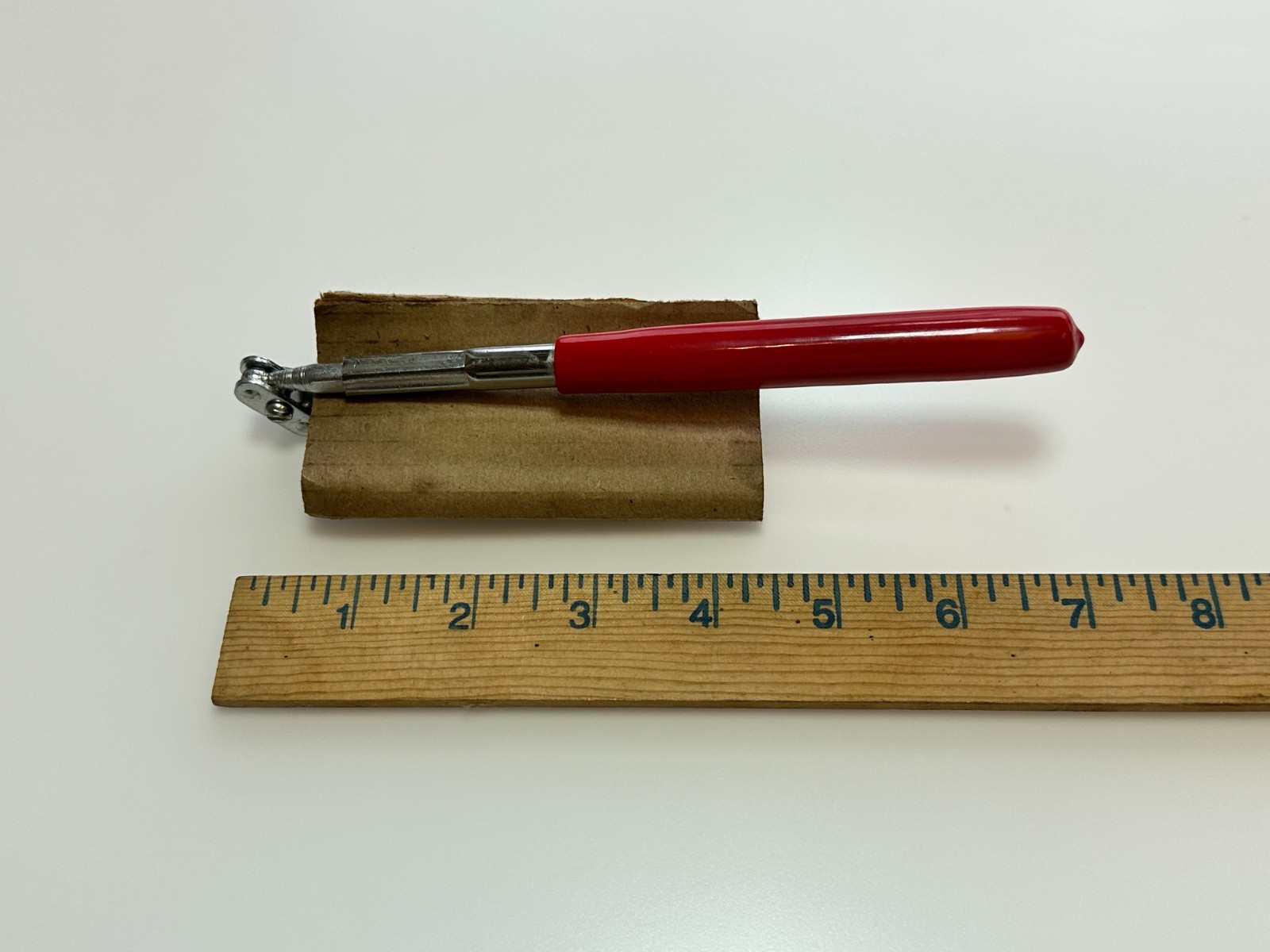 NEW Proto Tools USA 2373 Telescopic Rectangular Inspection Mirror, Red Grip