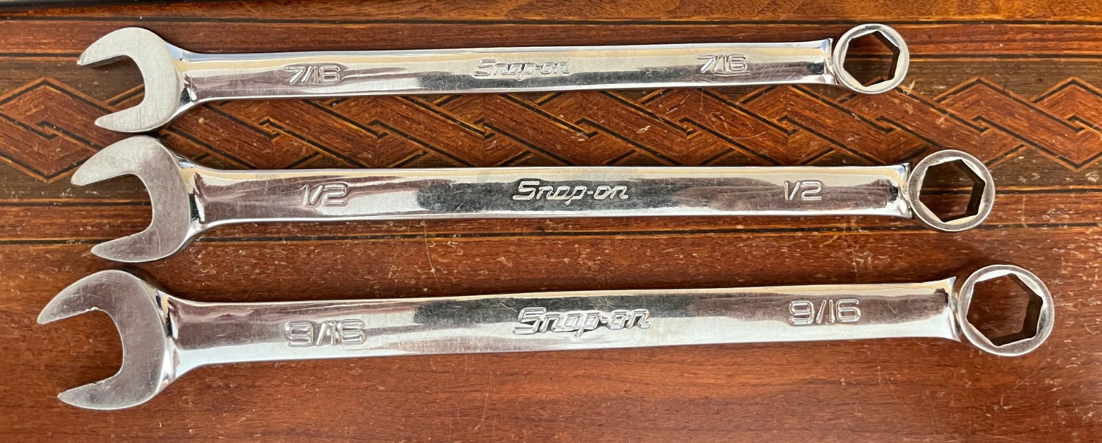 Snap-on OSH707B 6 Point Combination Wrench Set 8-Piece 5/16″-3/4″ Save $$$$