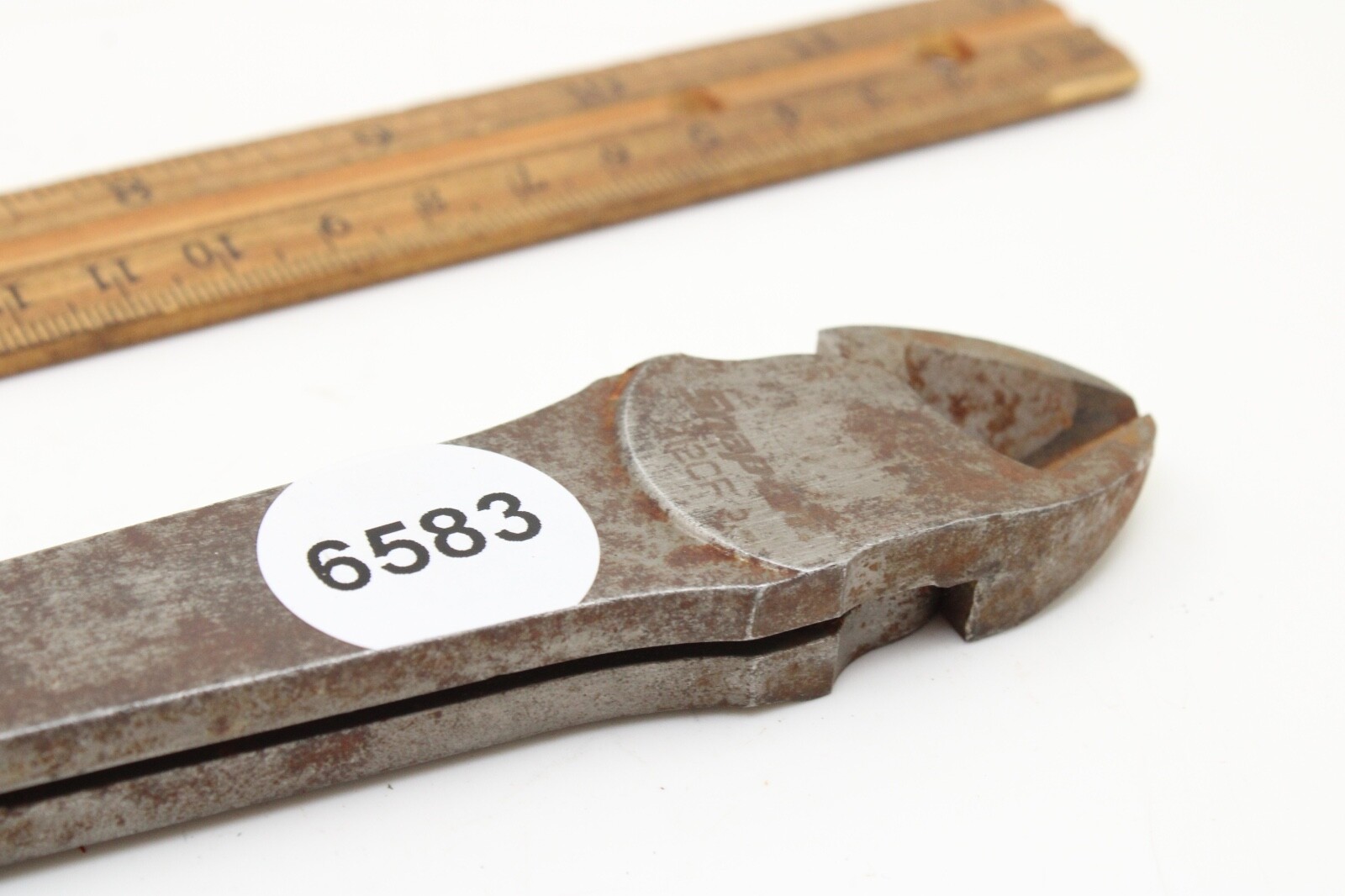 Snap On 312CF 11″ Heavy Duty Diagonal Green Rubber Handle Cutters USA