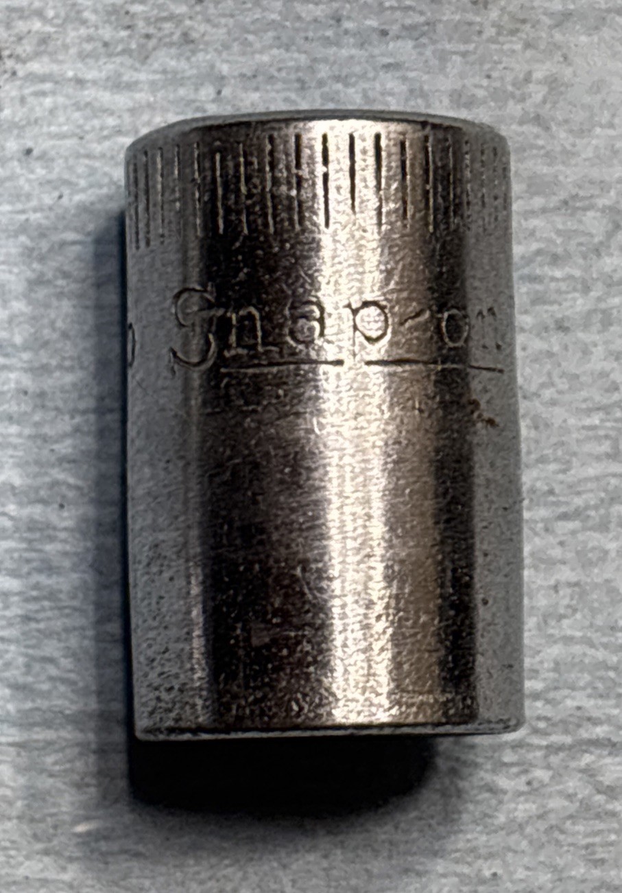 Vintage M-410 Snap-on 9/32 drive Midget socket 8 Point 5/16″ – 1933 date marking