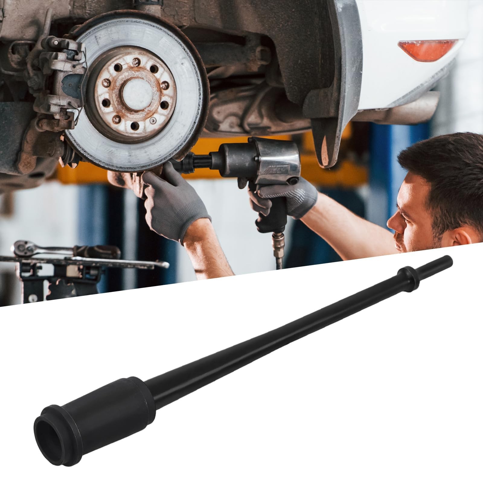 CRIDENG Anchor Pin Bushing Driver for 1-3/8” bushing and 11-1/2″ long, Black