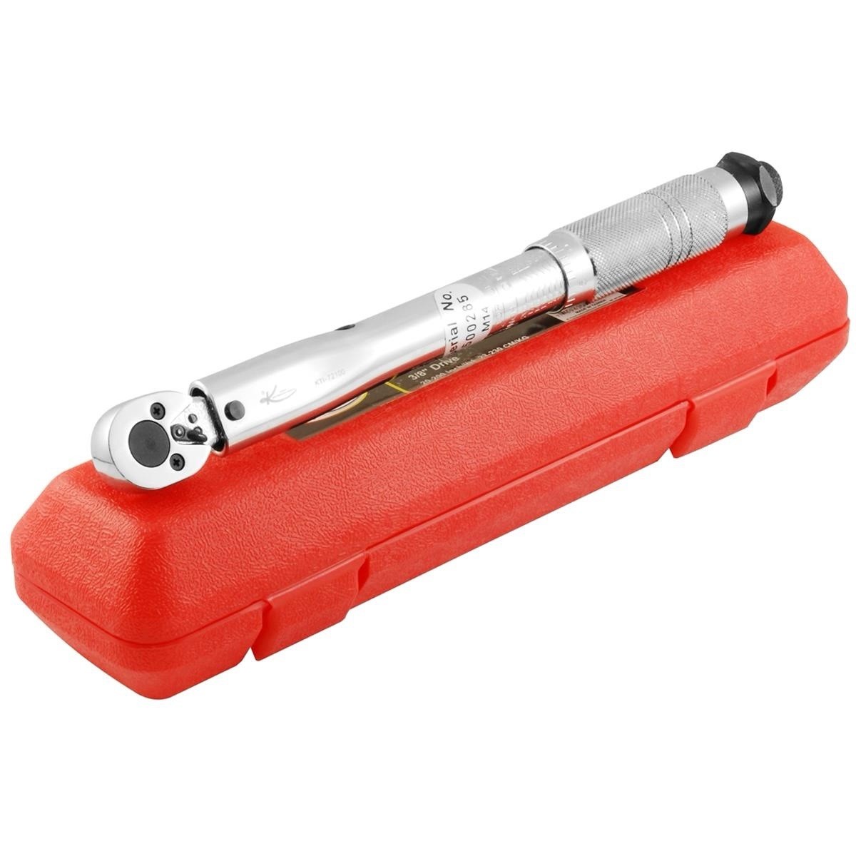 K Tool International KTI-72100 3/8” Drove Micrometer Torque Wrench 20-200 In/lb