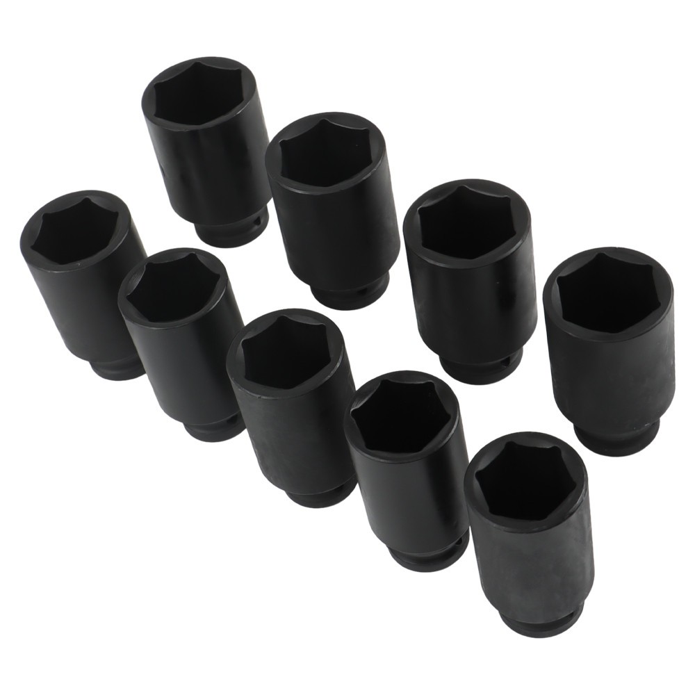 LABLT 9PCS Impact Socket Tool Kit 1/2″ Drive Metric Axle Hub Nut Socket 29-38mm