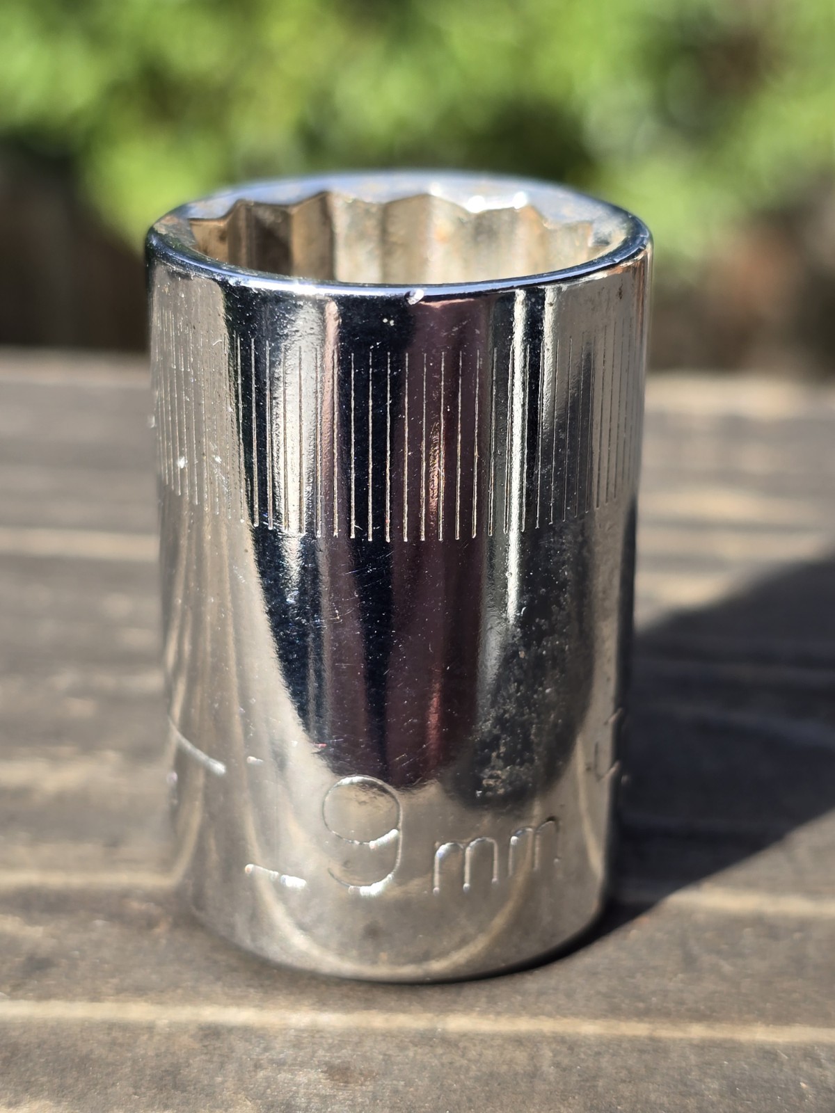 Craftsman USA 19mm Socket 12 Point 1/2″ Drive G 44238 (Bottom Knurl)