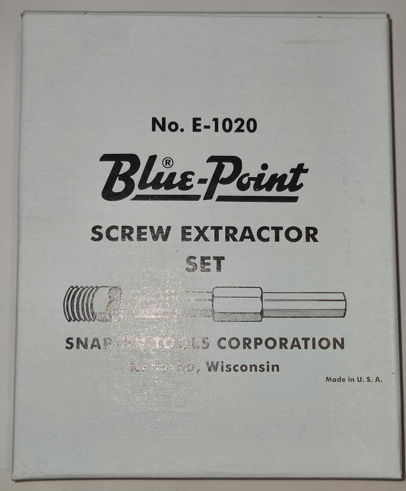 Blue Point by Snap On E1020 25 Piece Screw Extractor Set