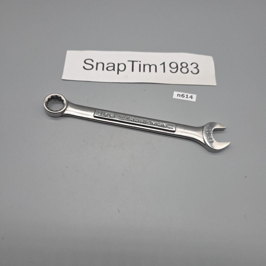 Craftsman Tools 11/16in VA 44698 Combination Wrench 12pt. USA