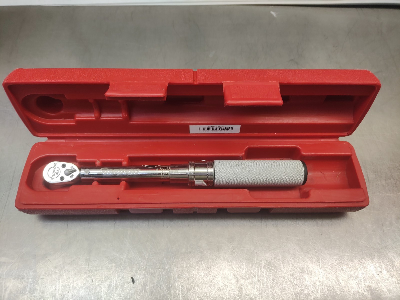 Snap-on QD1R50 1/4″ Drive Ratchet Click Torque Wrench 10-50 in/ lbs USA