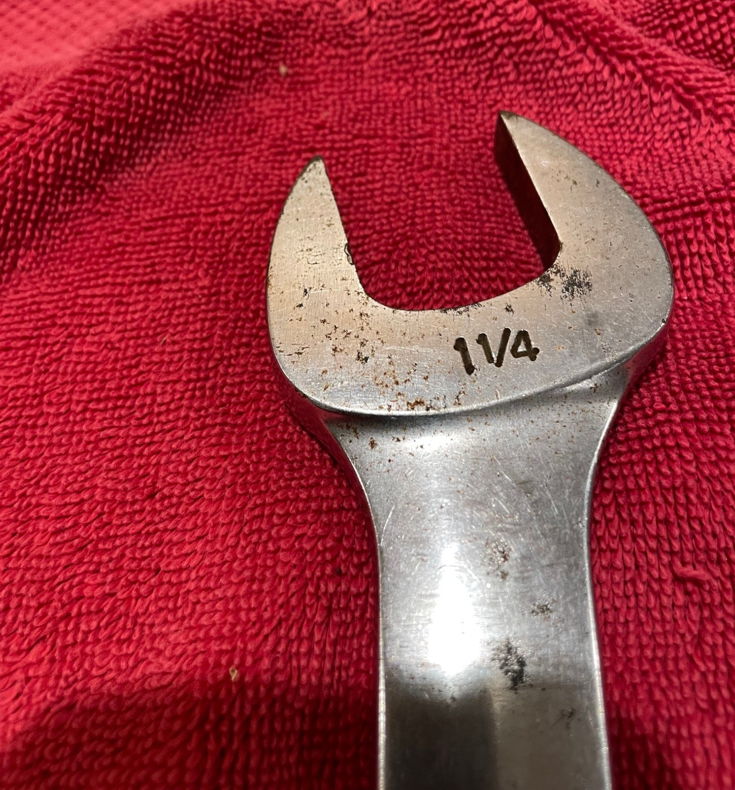 Snap on 1 1/4 inch Combo Wrench OEX40 USA 12 Point 17 inches long
