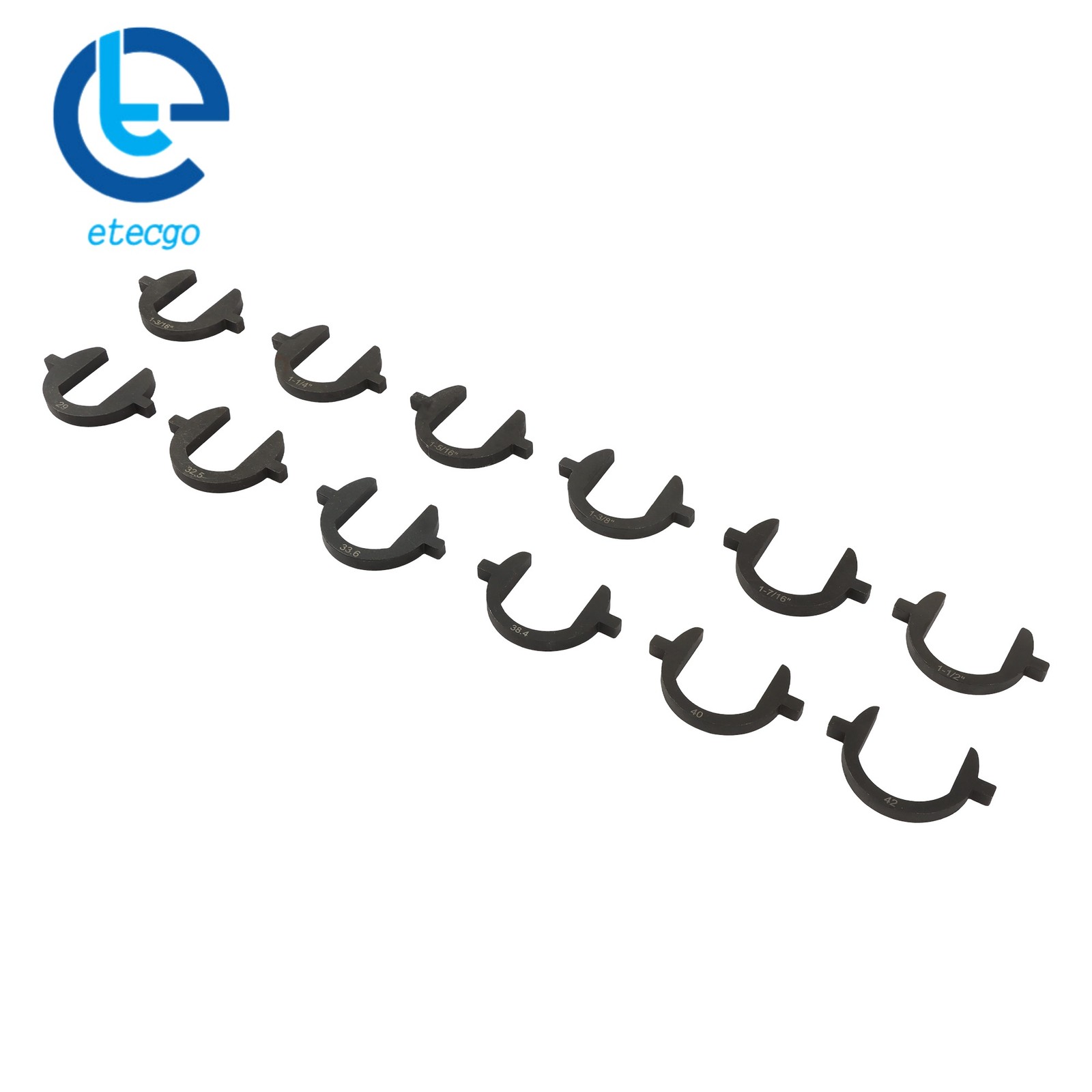 New 13pc Inner Tie Rod Removal Installation Tool Set with 12 SAE Metric Adaptors