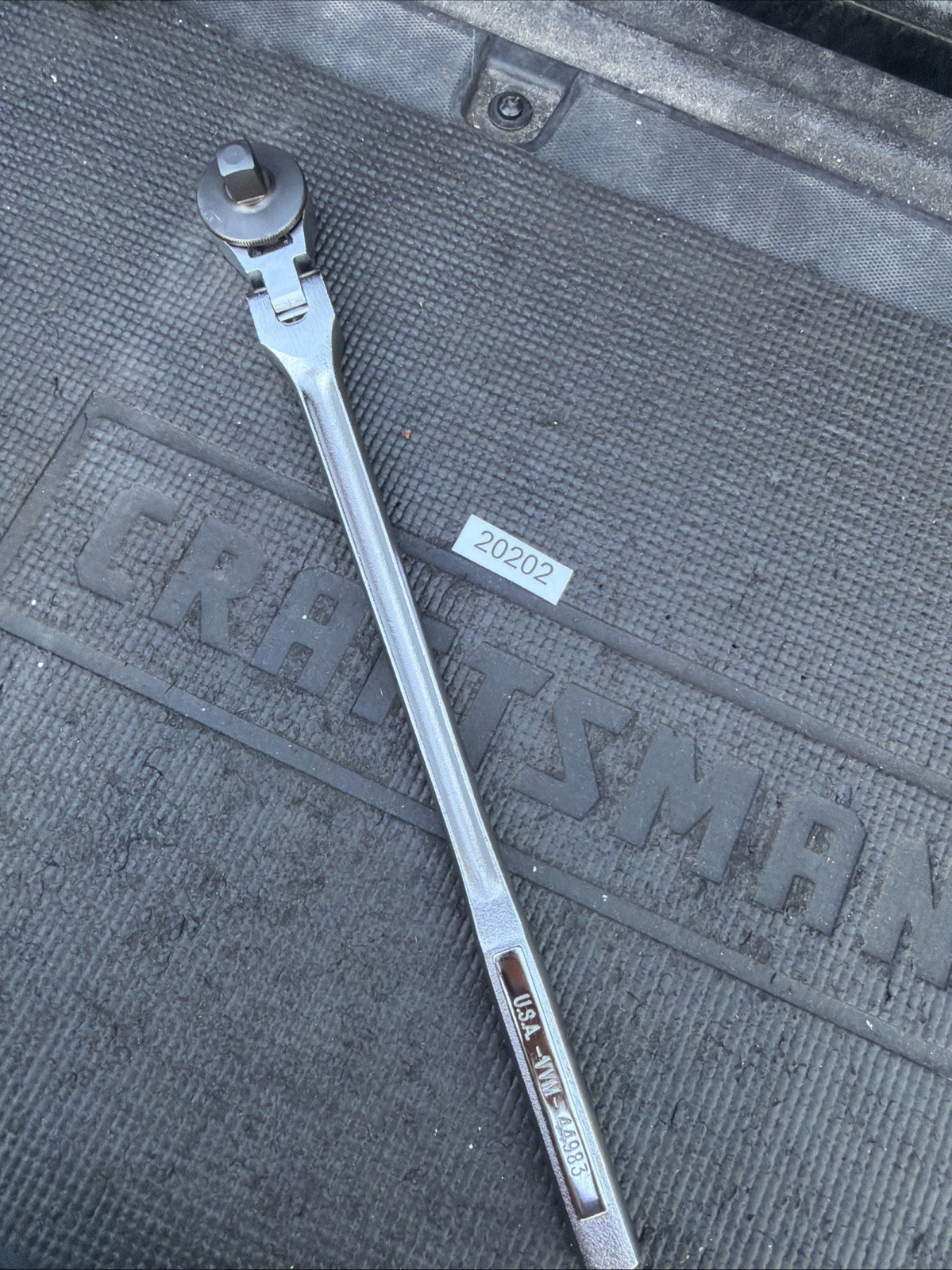 SEXY Sears Craftsman RARE USA NOS 1/2” RHFT RATCHET Fine Tooth VVM 44983 16” Lng