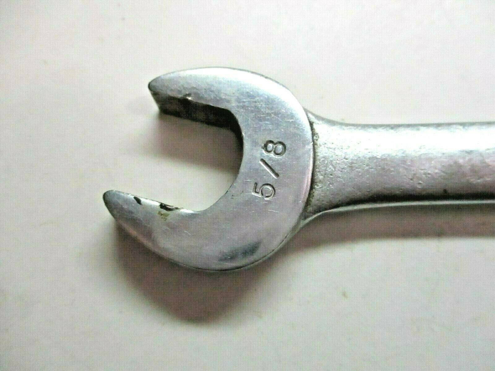Craftsman Forged USA V Series Open End SAE Wrench Chrome 5/8″ – 3/4″ Vintage