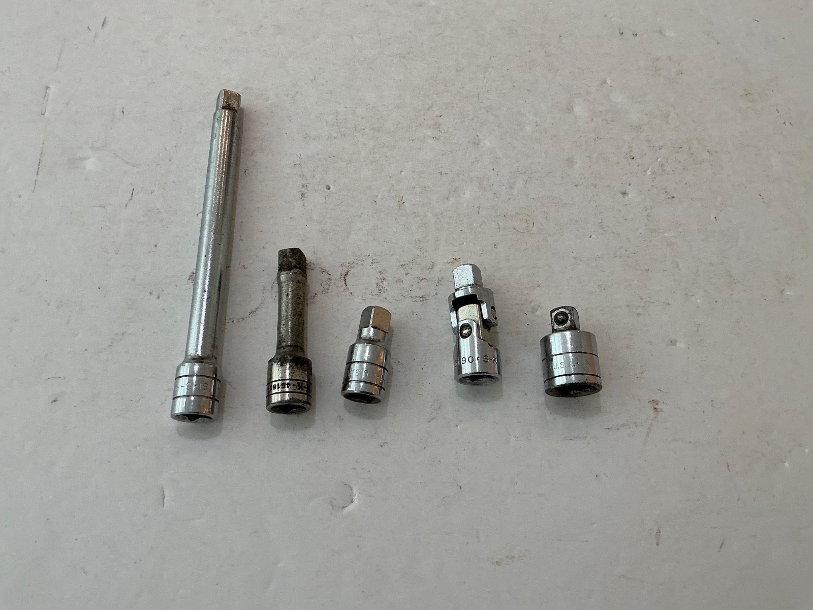 S-K tools 5 pc extension, universal, adapter set 3/8″ dr all for $25 USA made