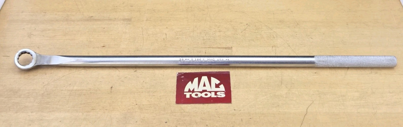 MAC Tools S186S – 18mm 21″ Long Knurled Handle Alignment Obstruction Wrench