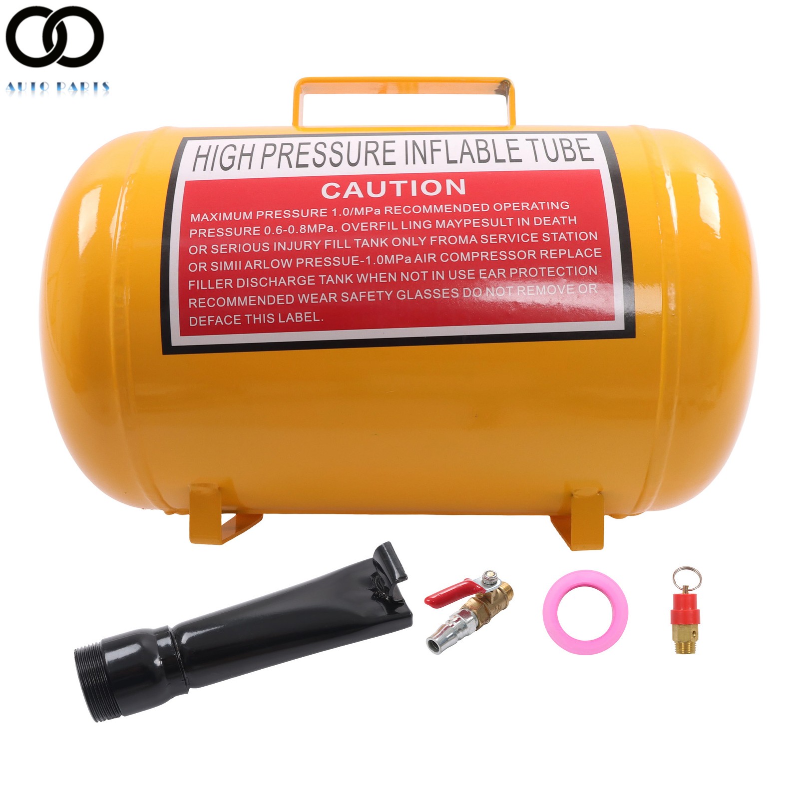Yellow 5 Gallon Heavy Duty Air Tire Bead Seater Blaster Seating Tool 145 psi
