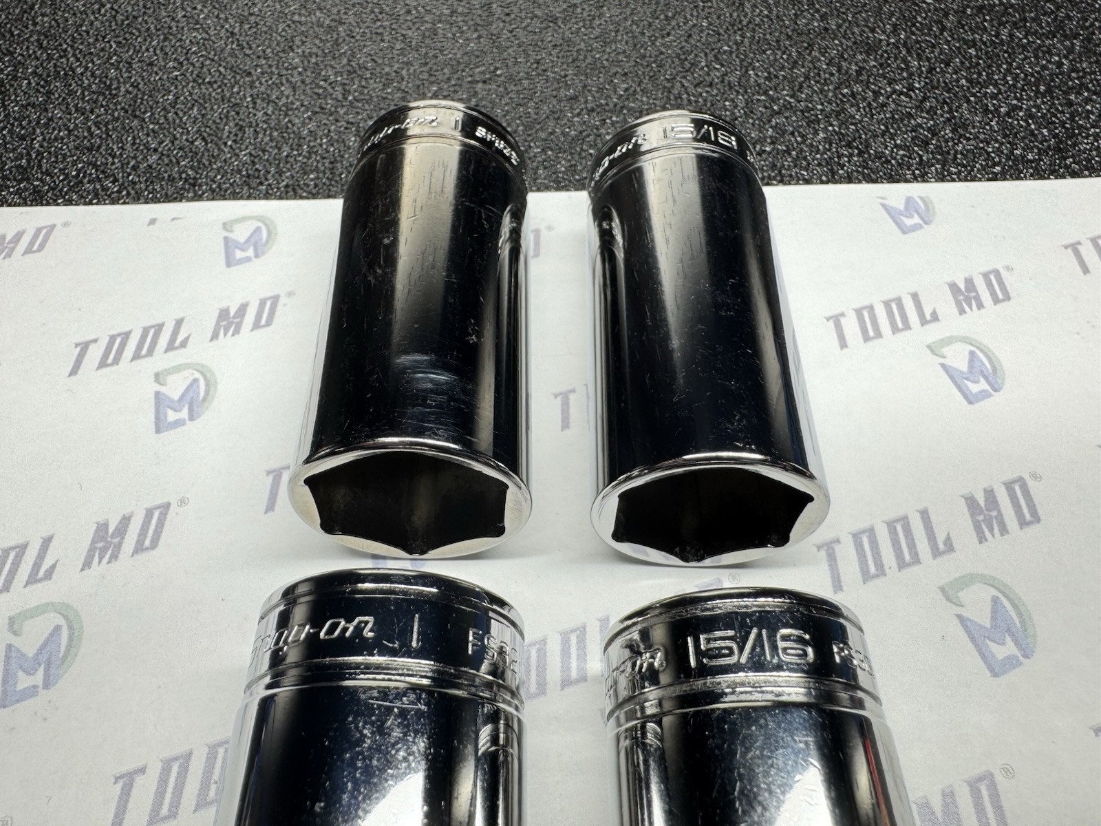 Snap-on Tools NEW 4pc 3/8″ Drive 15/16″ & 1″ SAE Add On Socket Set FS321 SFS321