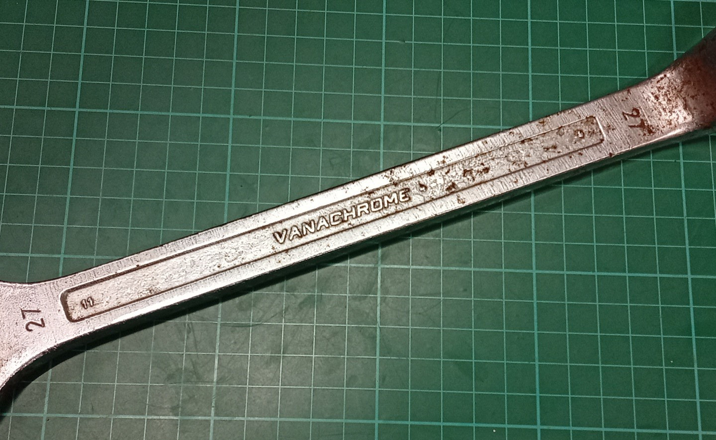Vintage Facom Vanachrome No41, 27mm Offset Combination Spanner, Made In France