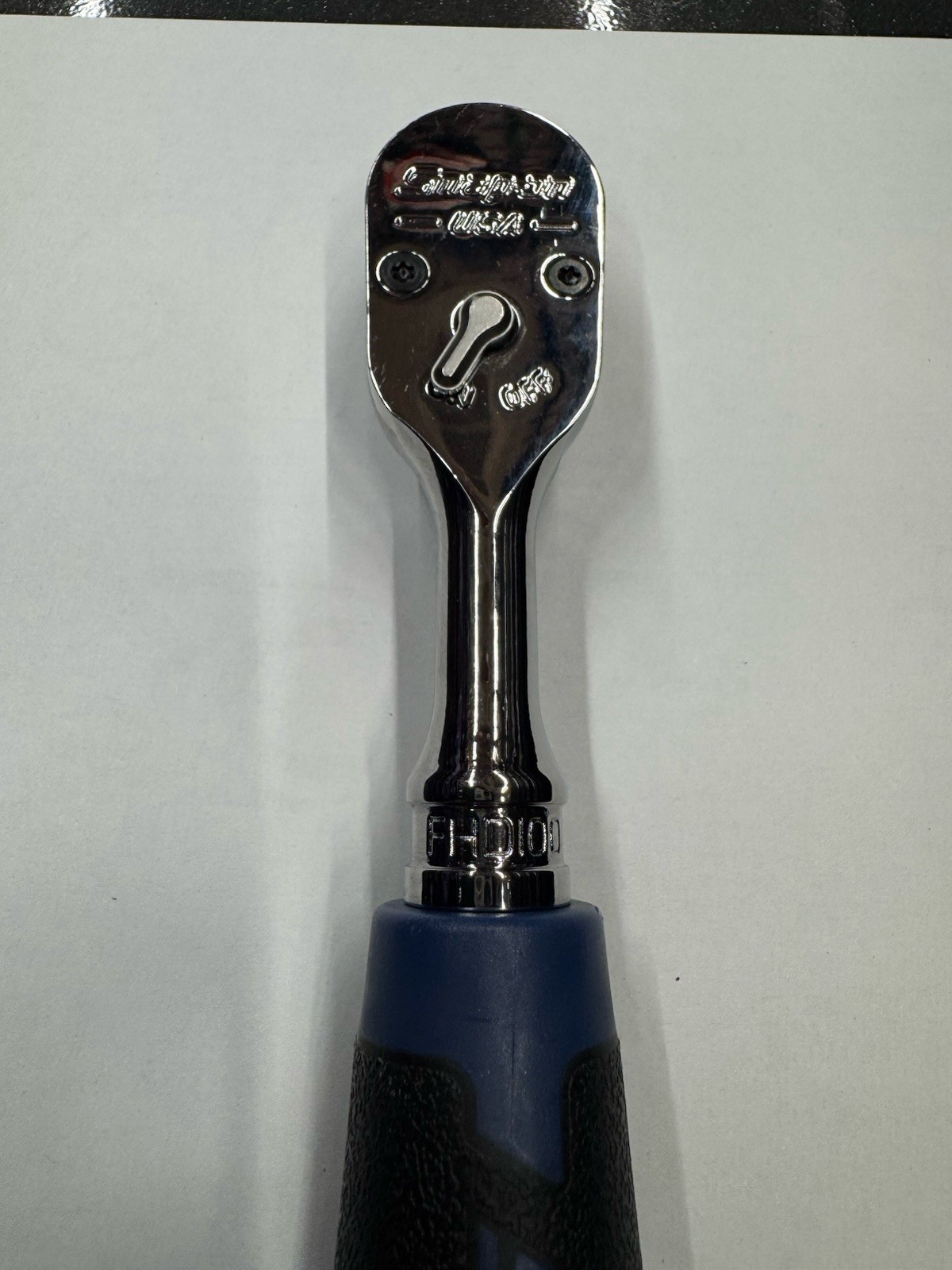 *BRAND NEW* Snap On 3/8” Drive Ratchet Cynergy 100 Tooth Power Blue Handle