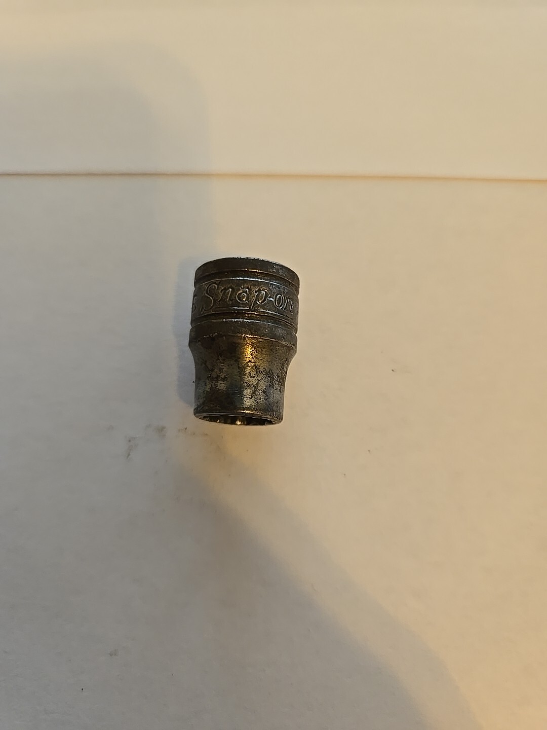 Snap On 3/8″ Drive 3/8″ 12PT SAE Shallow Chrome Socket USA Ugly F-121