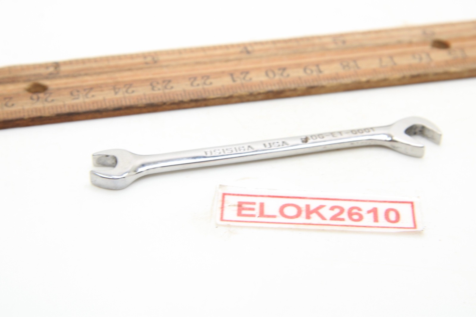 Snap-On DS1516A 15/64″ x 1/4″ SAE Chrome Open End Ignition Wrench USA
