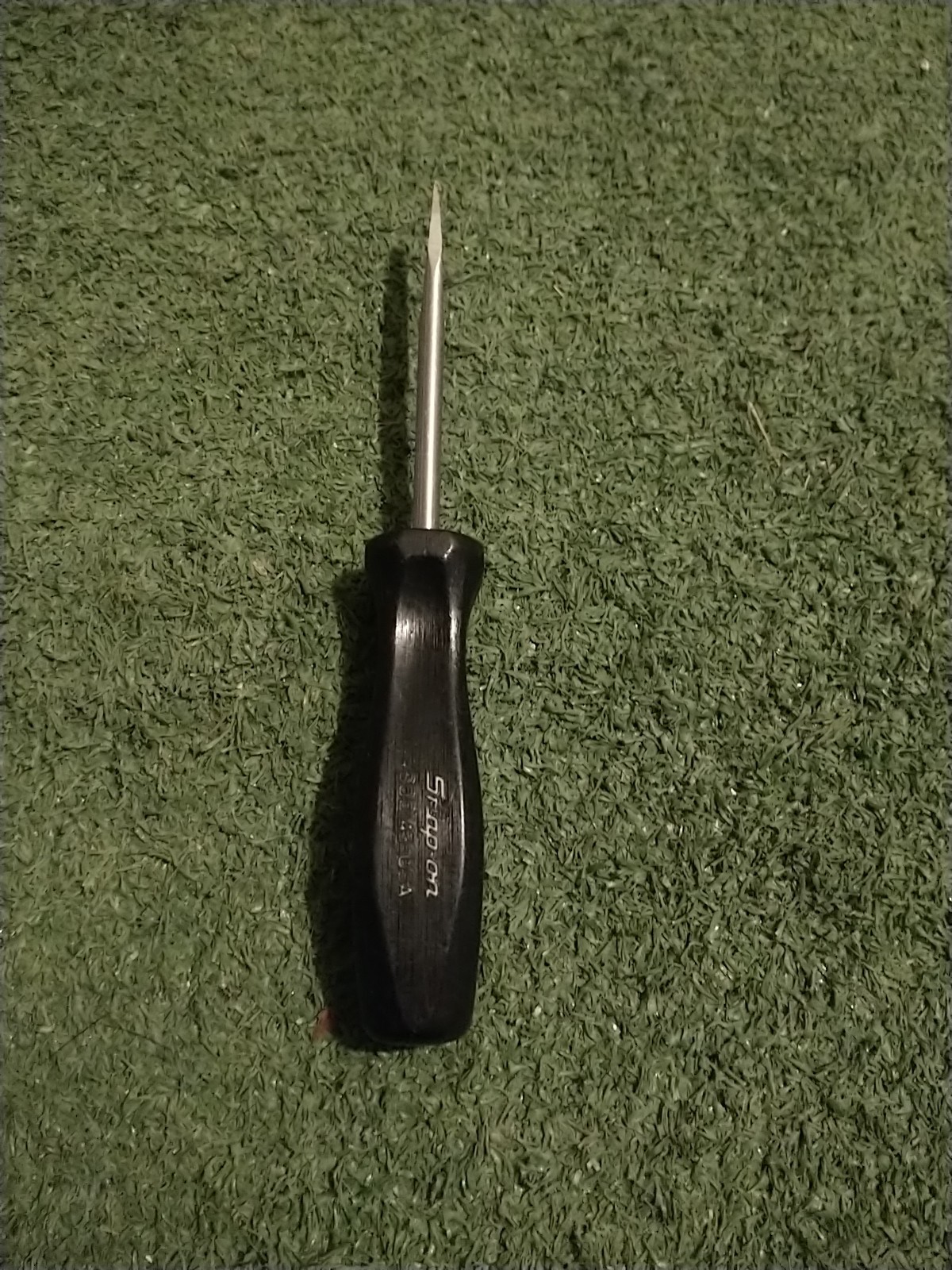 Snap-on Tools USA 3/16″ Slotted Screwdriver SSD143 Hard Black Handle Very Nice