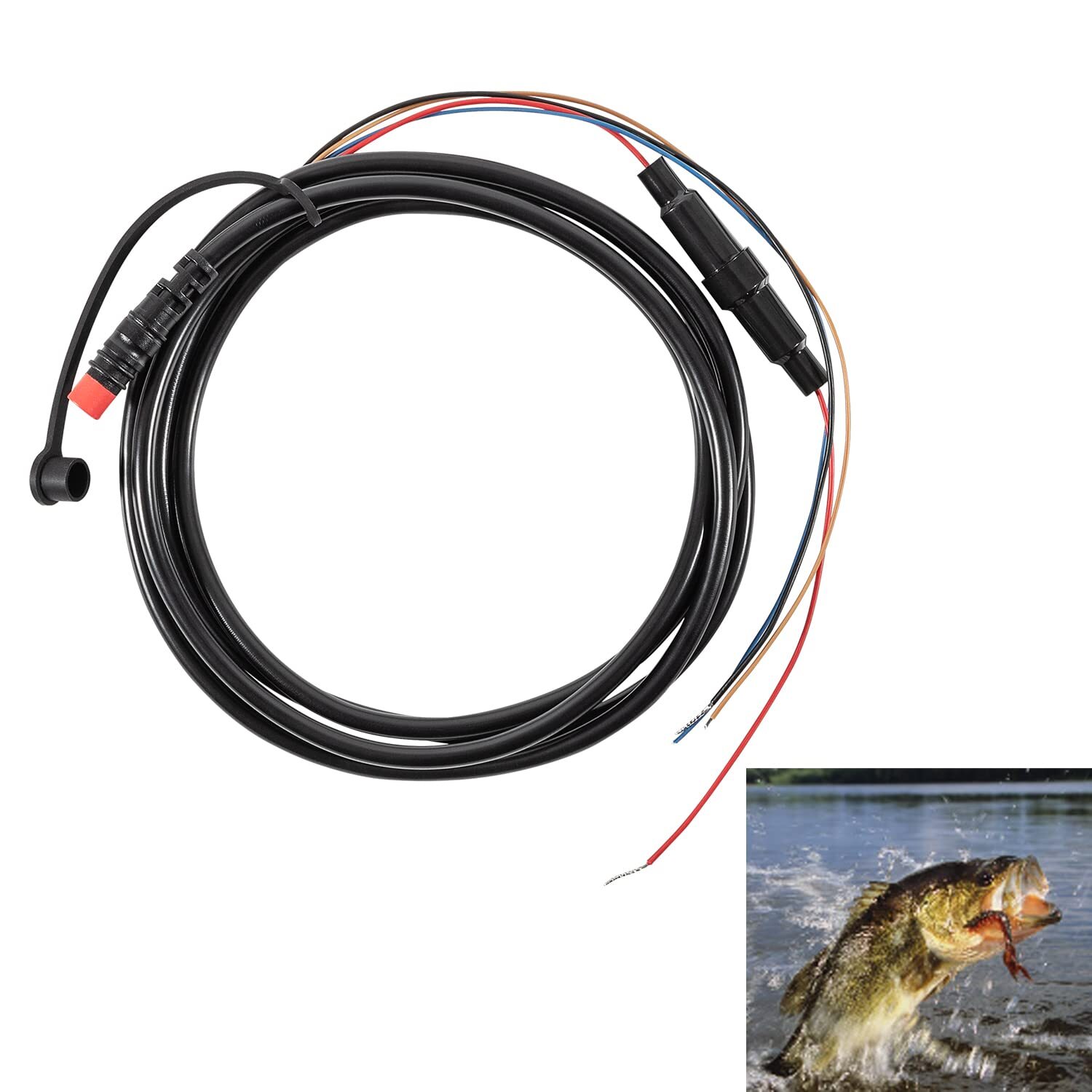 Power/Data Cable 4-Pin For Garmin Striker VIVID 4cv 5cv 7cv 7sv 9sv 010-12199-04