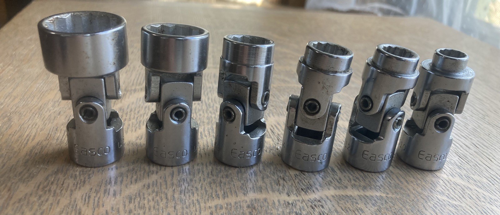 Easco Flex Sockets 3/8 Drive 5 Pcs USA