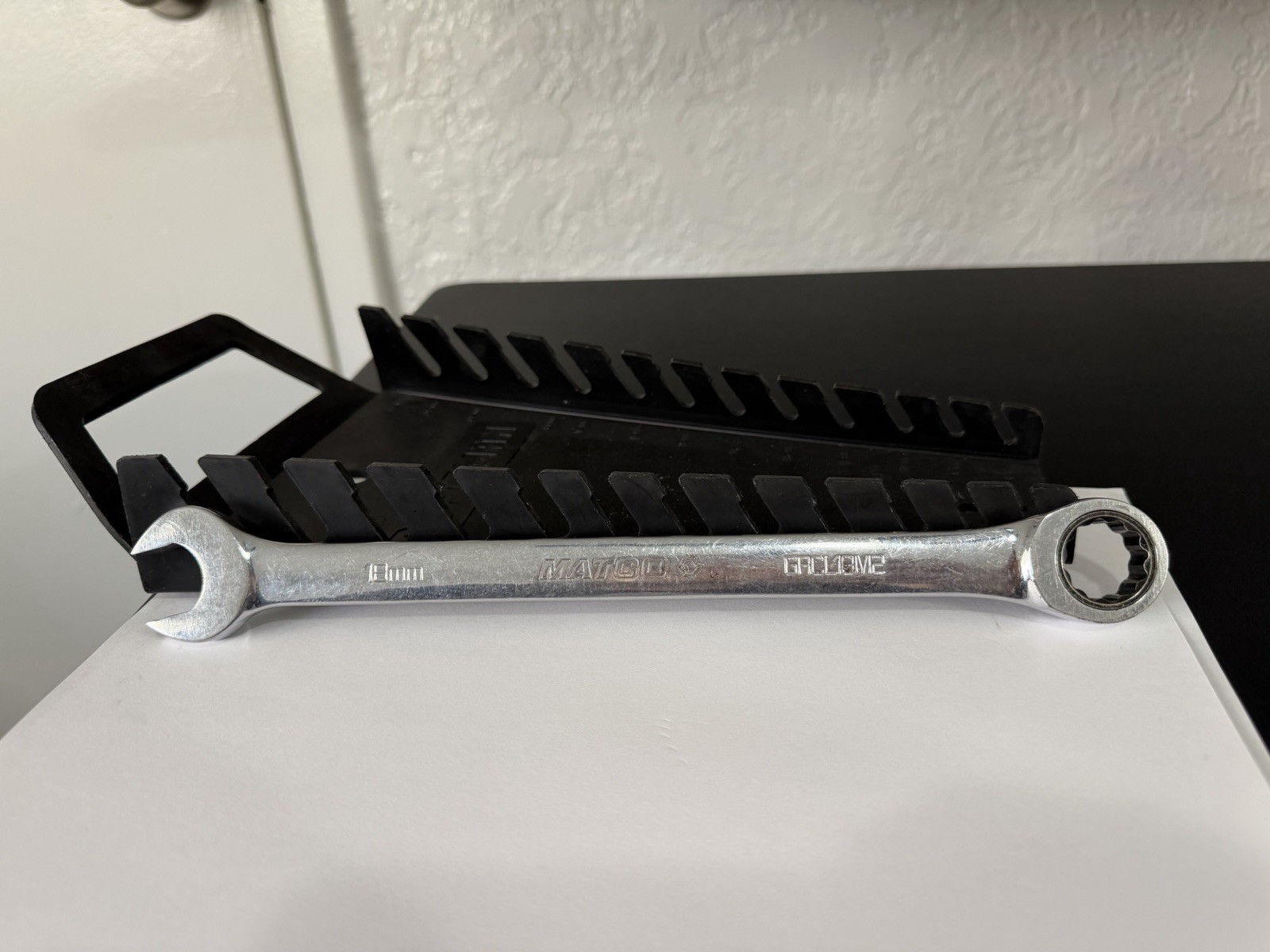 Matco GRCL18M2 18mm Metric Combination Ratcheting Wrench Made in USA