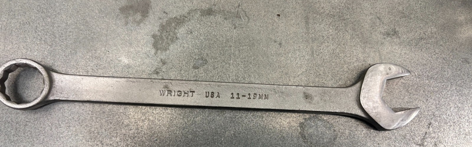 WRIGHT METRIC COMBINATION WRENCH SET OF 8 *USA MADE* 9MM-19MM