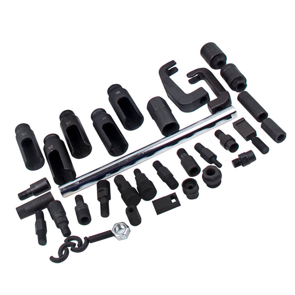 Diesel Injector Extractor Master Set, Slide Hammer Remover Puller Complete Tool