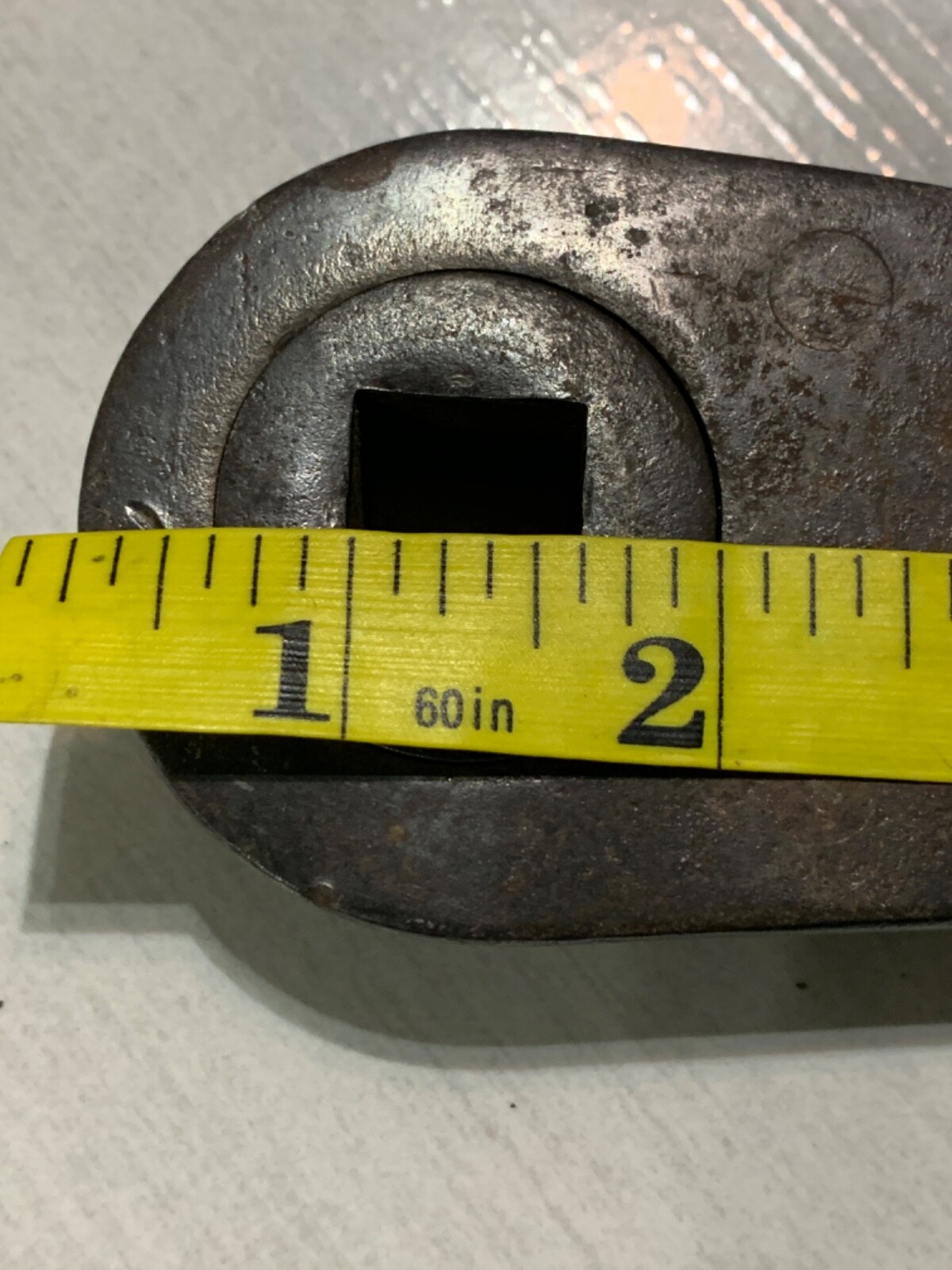 Vintage Snap on drive push through ratchet 18” long 5/8”