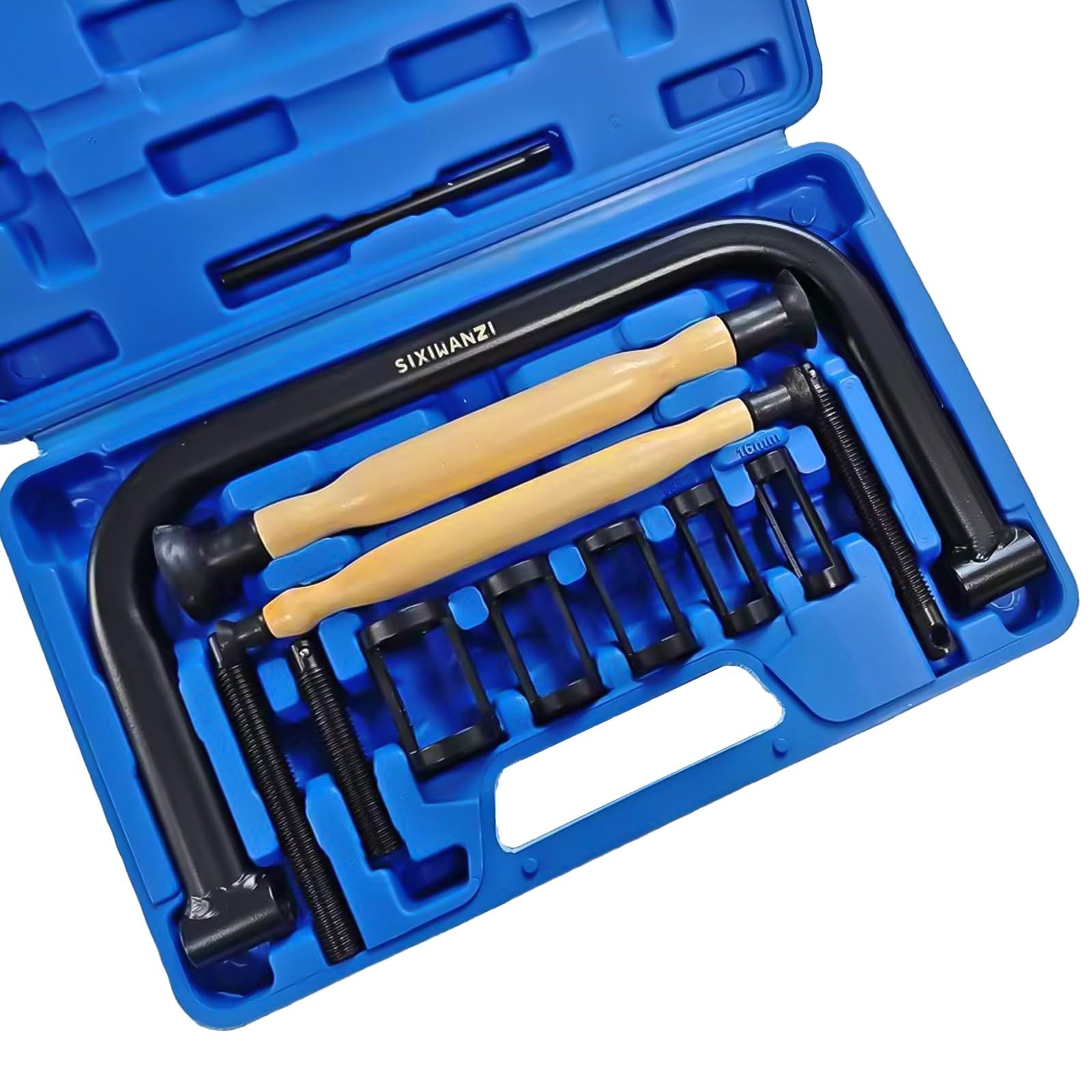 12pcs Valve Spring Compressor & Lapping Tool Set for Car, Motorcycle, ATV, Engin