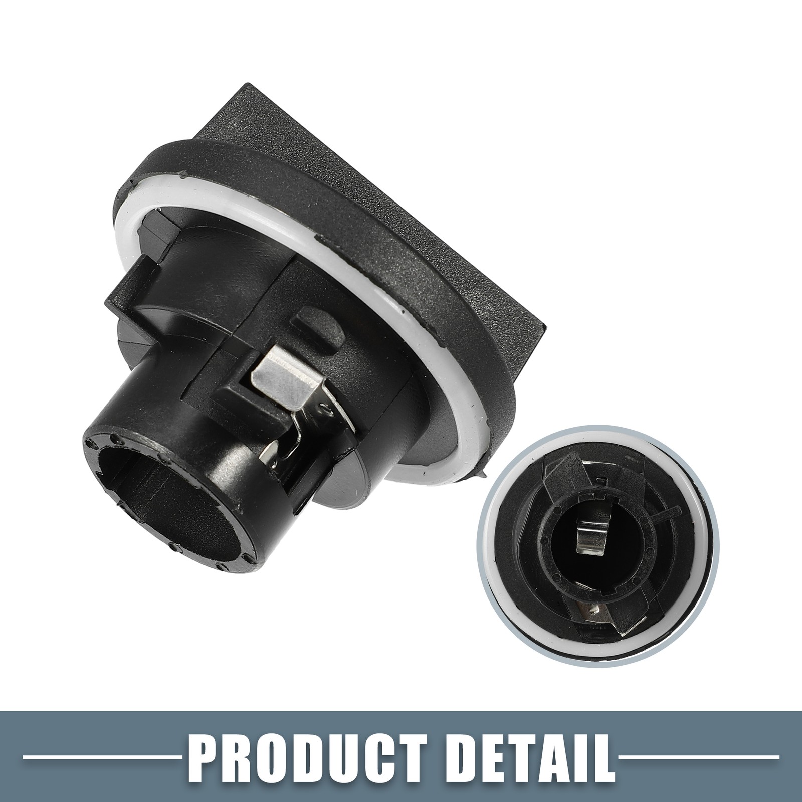 Car Turn Signal Lamp Bulb Socket for Volkswagen Jetta Sedan 2011-2017 Black
