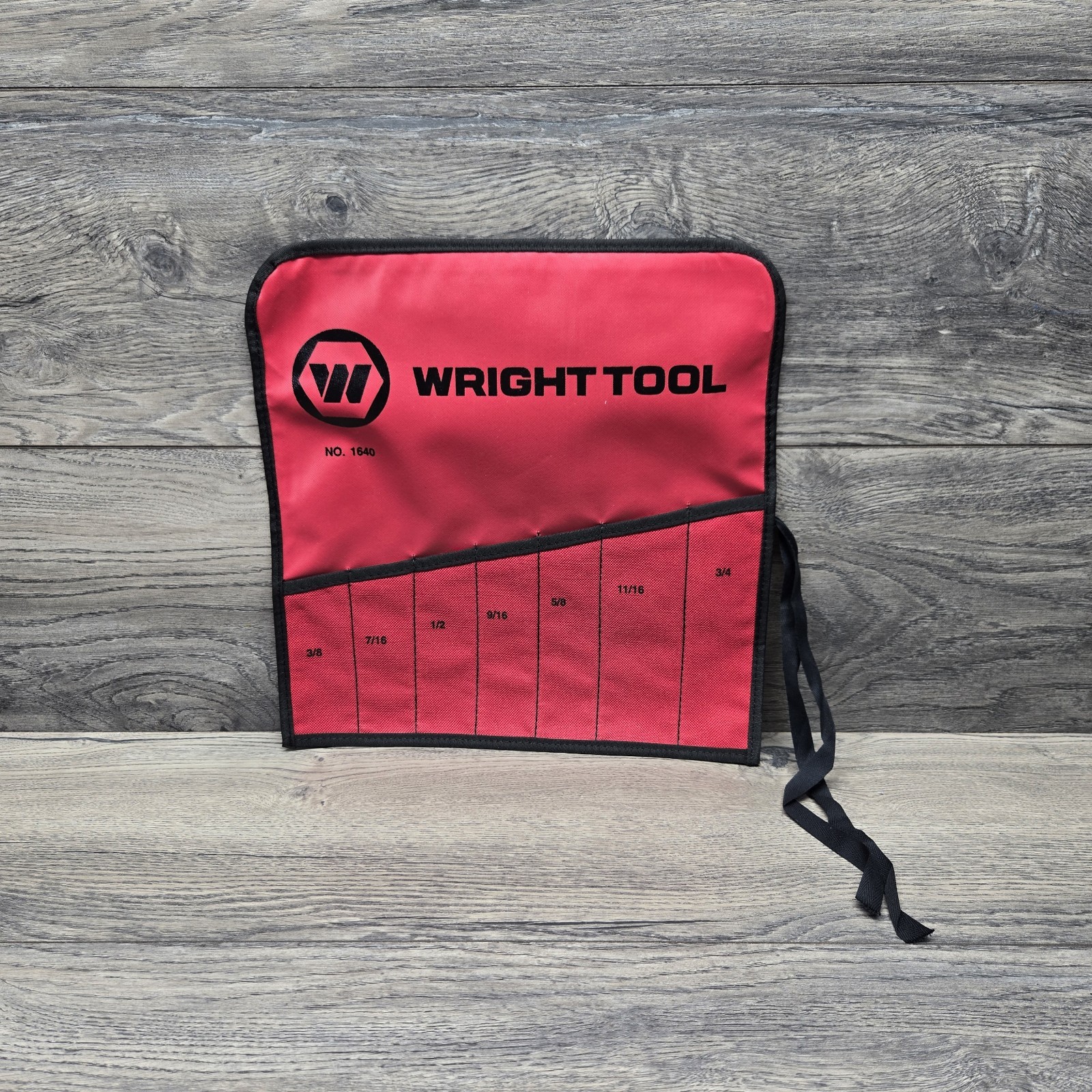 Wright Tool Flare Nut Wrench Red Case Only No. 1640 3/8″ To 3/4″ New Roll Up
