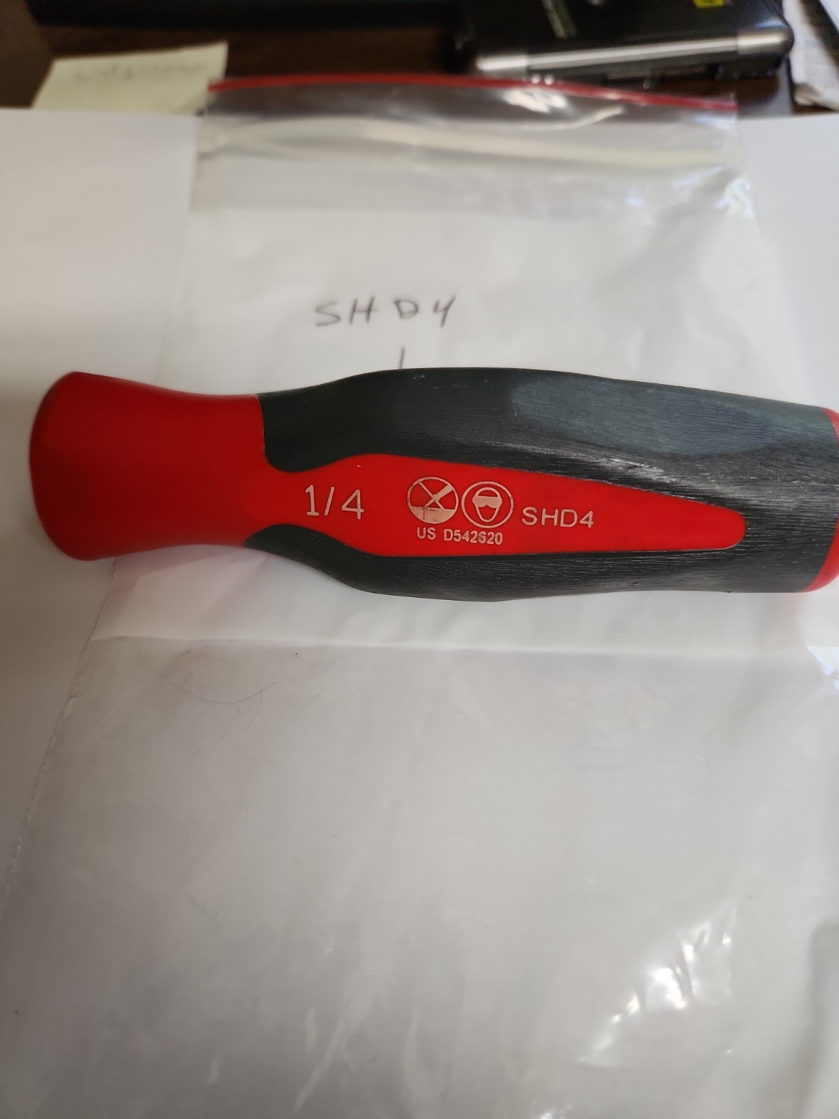 SNAP ON *HANDLE ONLY** for Flat Tip Instinct® Hard Grip Standard Screwdriver