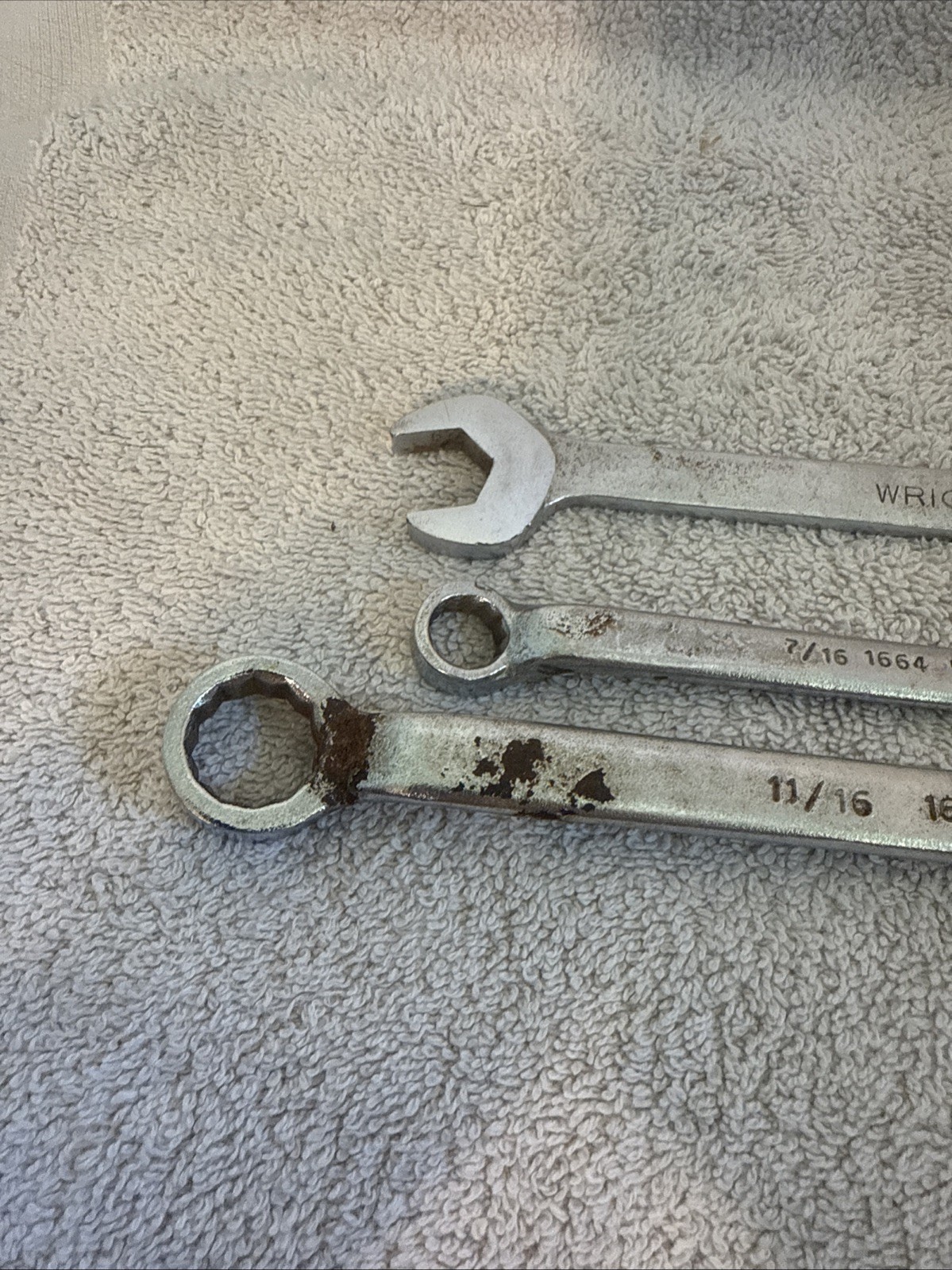 Lot Of Wright Tool Wrenches 2 Box 11/16, 5/8 & 7/16, 3/8 1 Combo 5/8 SAE USA